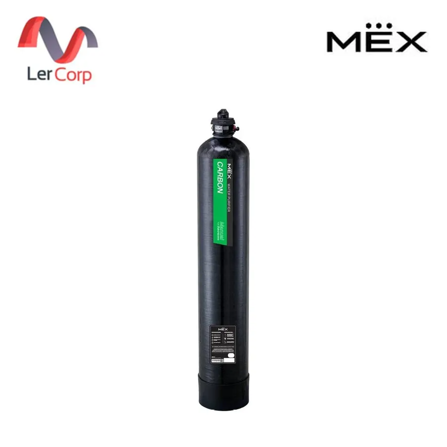 (Mex) เครื่องกรองน้ำใช้ทั้งบ้าน สารกรอง Activated Carbon ถัง FRP 10x54 นิ้ว (MPC-1054-R)