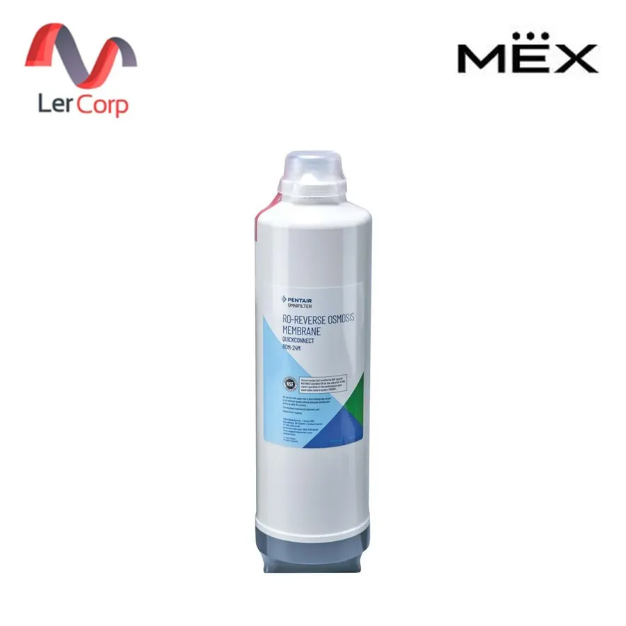 (Mex) ไส้กรองน้ำดื่มระบบ RO ความละเอียด 0.0001 ไมครอน สำหรับเครื่องกรองน้ำรุ่น T600 (ROM-24M)