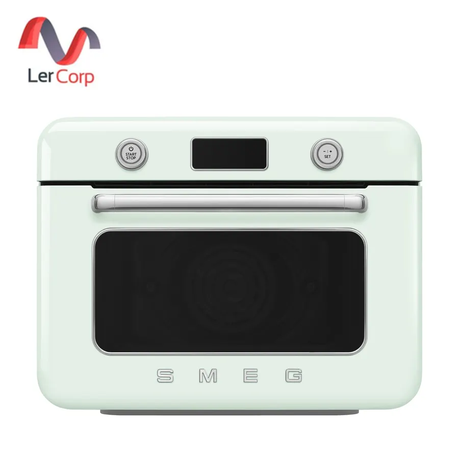 (Smeg) เตาอบไอน้ำตั้งโต๊ะ สไตล์ 50's ความจุ 30 ลิตร 10 โปรแกรม สีเขียวพาสเทล (COF01PGEU)