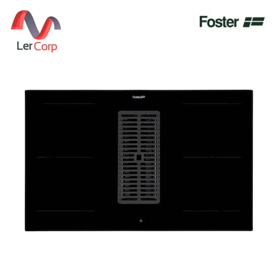 (Foster) เตาแม่เหล็กไฟฟ้า 4 โซน พร้อมเครื่องดูดควันในตัว หน้ากระจกเซรามิกสีดำ 82 ซม. (7392 246)
