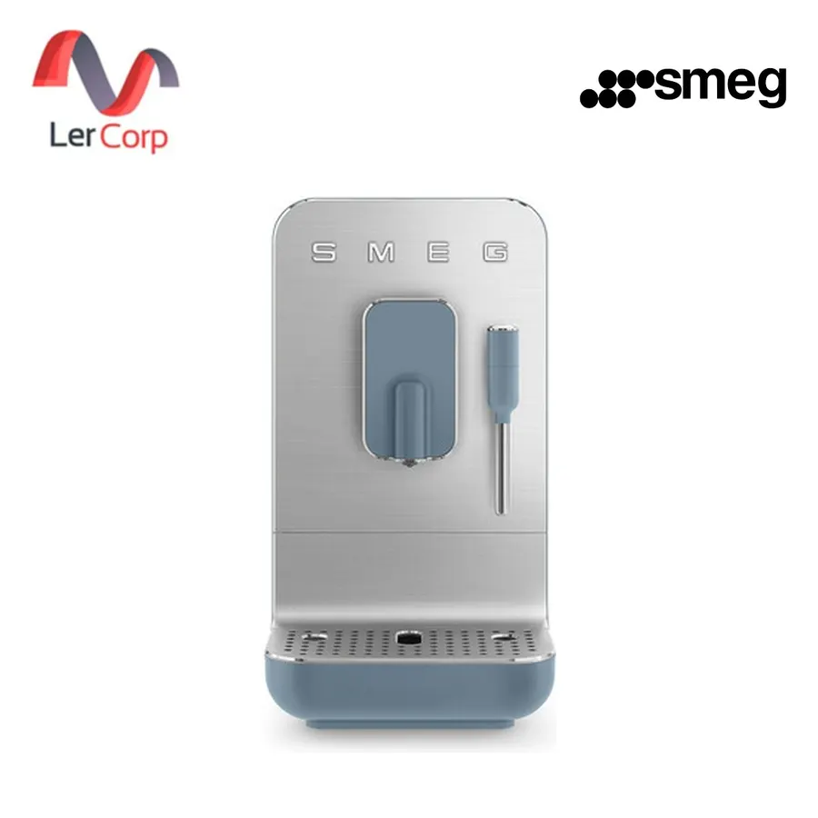 (Smeg) เครื่องชงกาแฟอัตโนมัติ บดเมล็ดในตัว พร้อมหัวพ่นไอน้ำ แรงดัน 19 บาร์ สี Storm Blue (BCC12SBMEU)