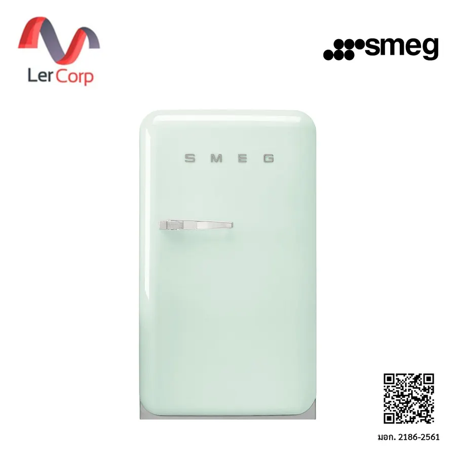 (Smeg) ตู้เย็น 1 ประตู สไตล์ 50's Retro สีเขียว Pastel (8017709342456)