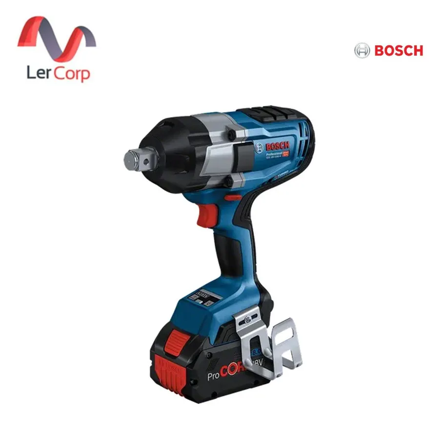 (Bosch PT) Cordless Impact Wrench/Socket 3/4" Brushless Motor 3-Speed Power/Torque Adjustment (GDS 18V-1050 H)