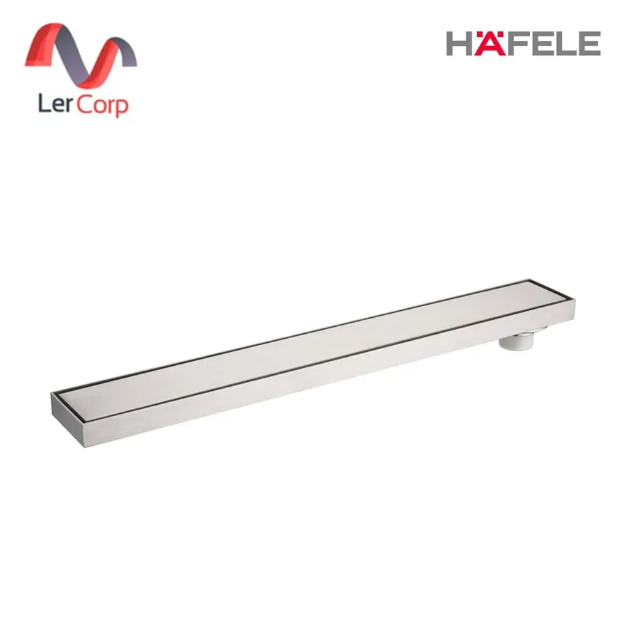 (Hafele) Magnetic Drain Trap Stainless Steel Matte Tile Installation (485.61.245)