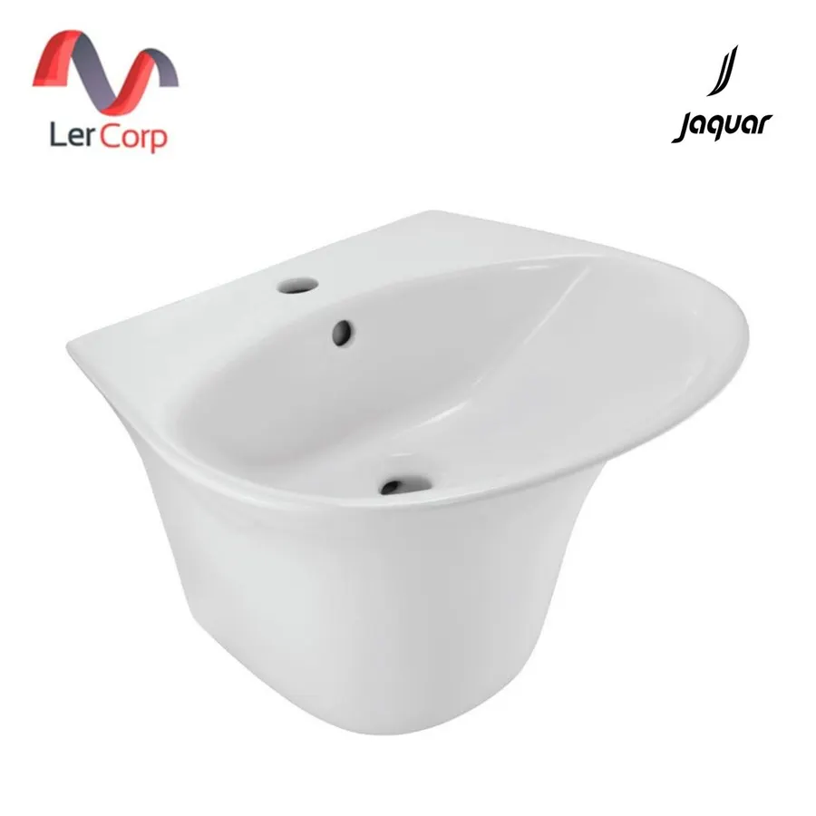 (JAQUAR) Wall-Hung Integrated Washbasin with Installation Hardware (ONS-WHT-10801)