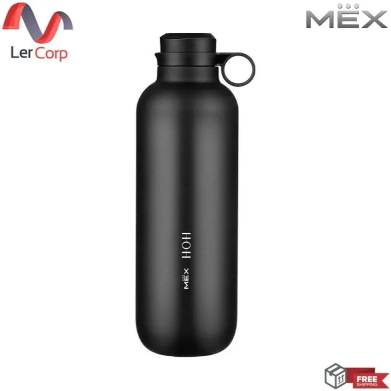 (Mex) Vacuum Insulated Water Bottle - Cold (650 ml) Black Model HOH165BL
