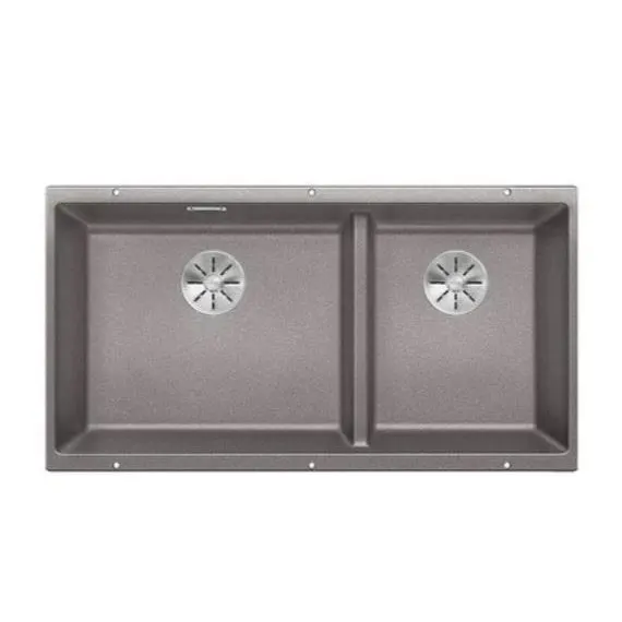 (HAFELE) BLANCO SUBLINE-U Kitchen Sink Aluminum Metallic (495.39.516)(567.66.940)