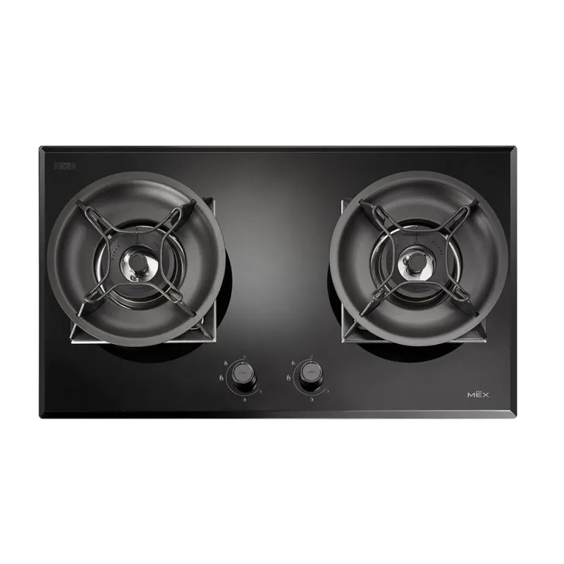 (MEX) Glass Base Gas Cooktop 78 cm 2 Burners Model V7828MHR