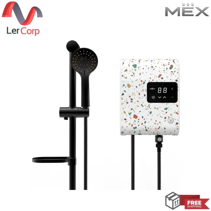 (MEX) MEX Instant Water Heater CUBE 5E (TZ) TERRAZZO Design 5100W