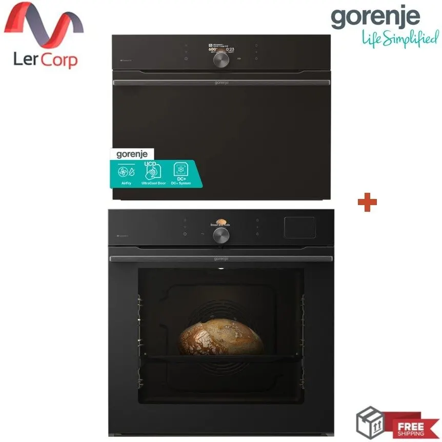 (Gorenje) Oven BPSA6138B 77L + Electric Microwave Oven BCM4058B